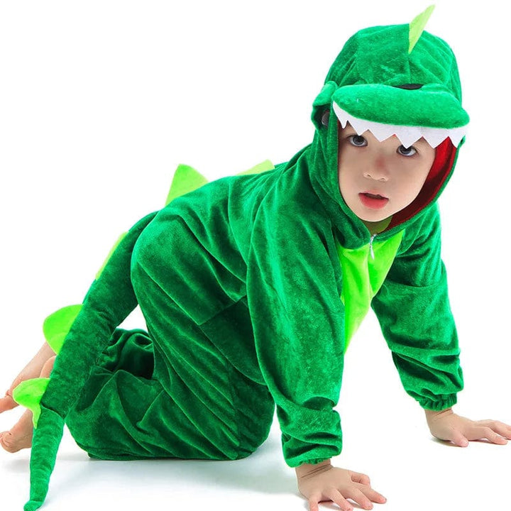 Déguisement de dinosaure unisexe pour enfant, excellent pour fêtes, jeux de rôle et aventures jurassiques amusantes.