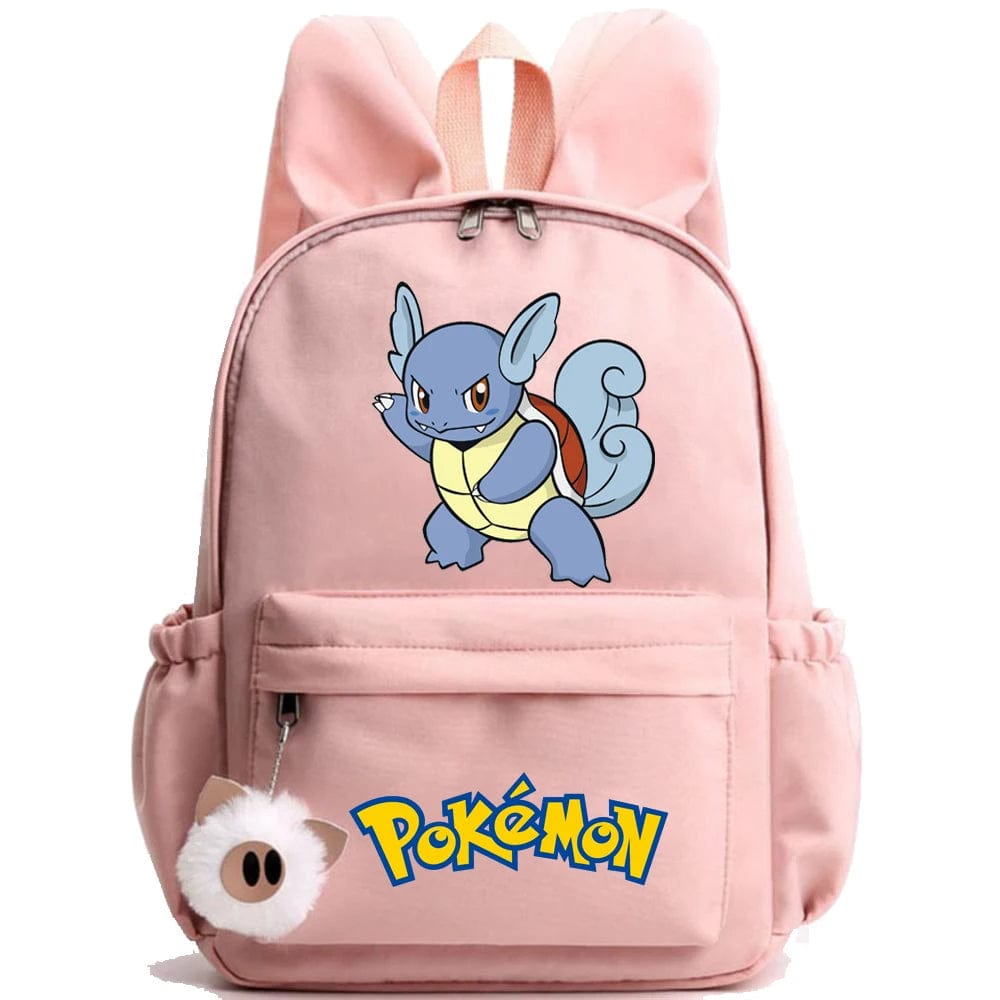 Sac à dos scolaire enfant Pokémon, robuste et durable. Cartable avec porte-clé, idéal pour l'école.