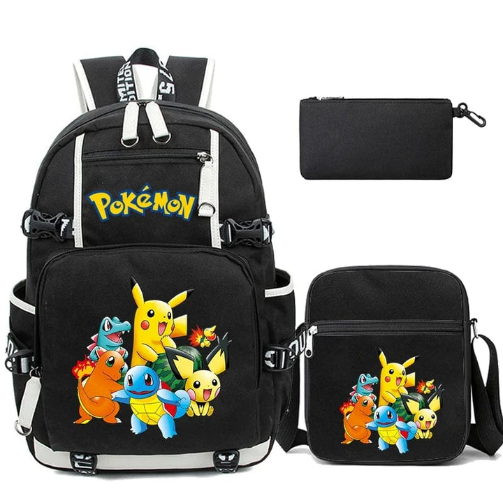 Cartable écolier Pokémon Pikachu, le cadeau parfait pour la rentrée scolaire. Design vibrant.