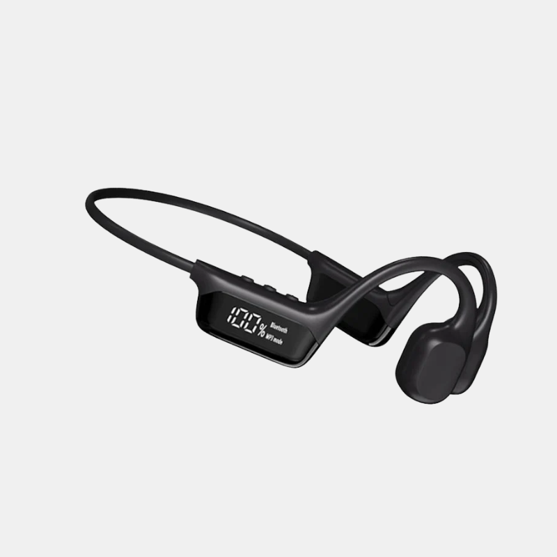 Casque de sport unisexe à conduction osseuse, étanche IPX8, avec lecteur MP3 32 Go pour natation et entraînement.