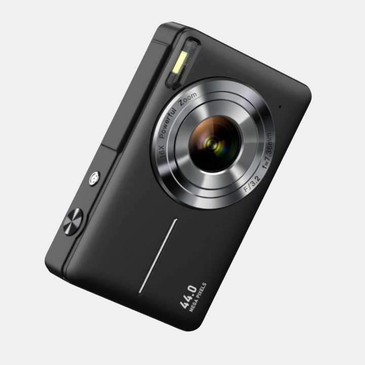 Appareil photo numérique vintage rétro HD portable, parfait pour capturer des souvenirs uniques. Style compact unisexe.