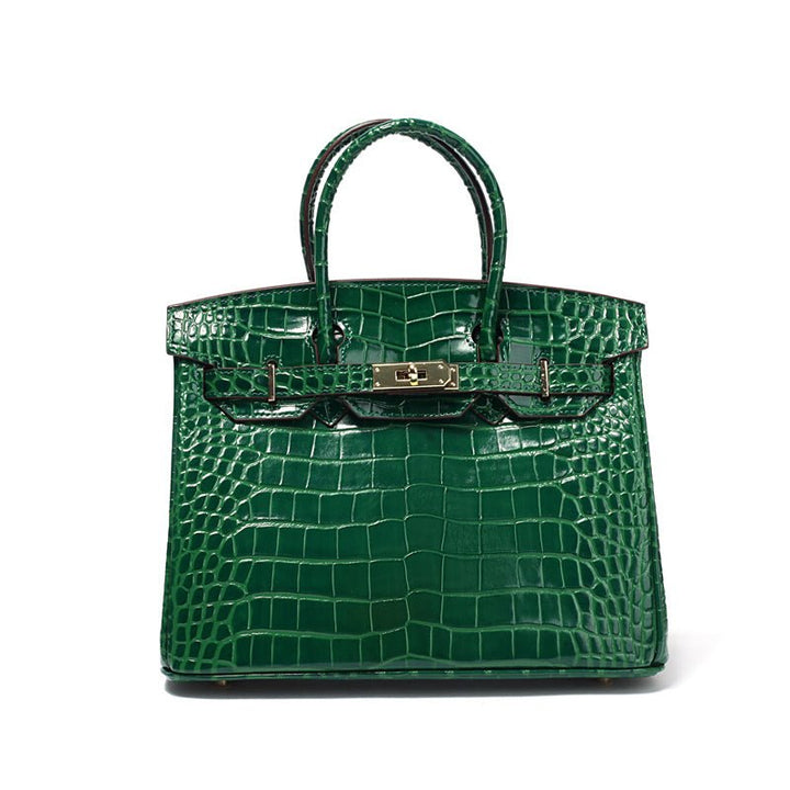 Sac à main en cuir, élégant, classique et doté de multiples compartiments.