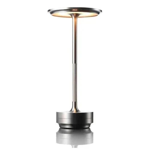 Lampe de bureau LED sans fil, rechargeable USB, design fonctionnel et moderne pour votre espace.