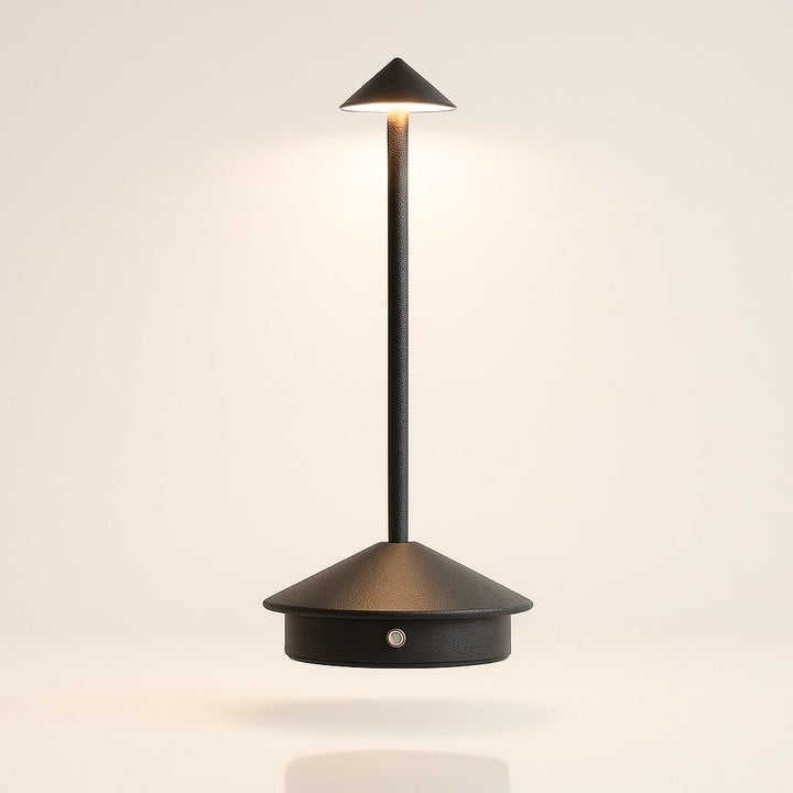 Lampe de table LED portable rechargeable, tactile, parfaite pour éclairer votre espace extérieur et jardin.