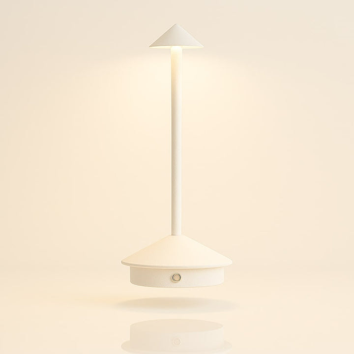 Lampe de table LED tactile sans fil, rechargeable, contrôle intuitif pour un éclairage d'ambiance moderne.