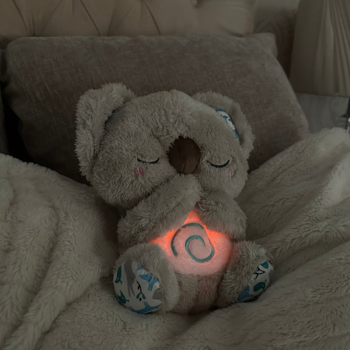 Koala apaisant, compagnon de bien-être pour la relaxation et le sommeil. Peluche lestée pour la sérénité.