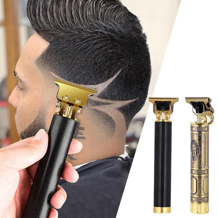 Kit tondeuse cheveux et barbe sans fil pour hommes. Accessoires de coupe et entretien inclus pour le grooming.