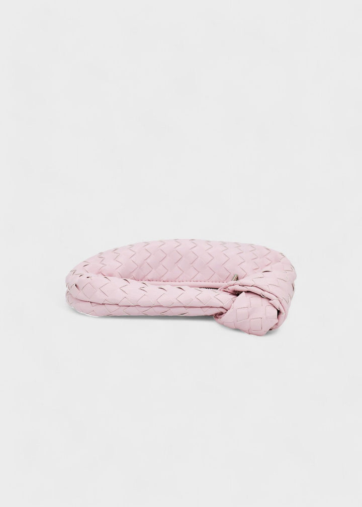 Sac à main polyvalent en similicuir tressé, un mini sac femme chic pour toutes les saisons.
