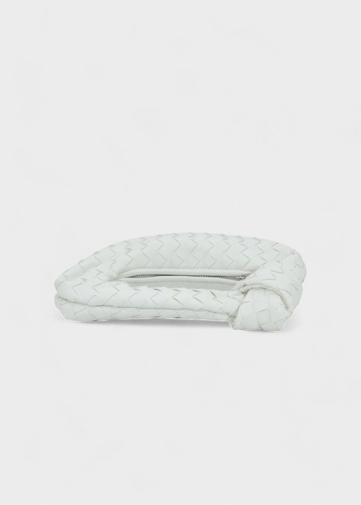 Mini sac tressé compact et chic pour femme, en similicuir de qualité, élégant et pratique.