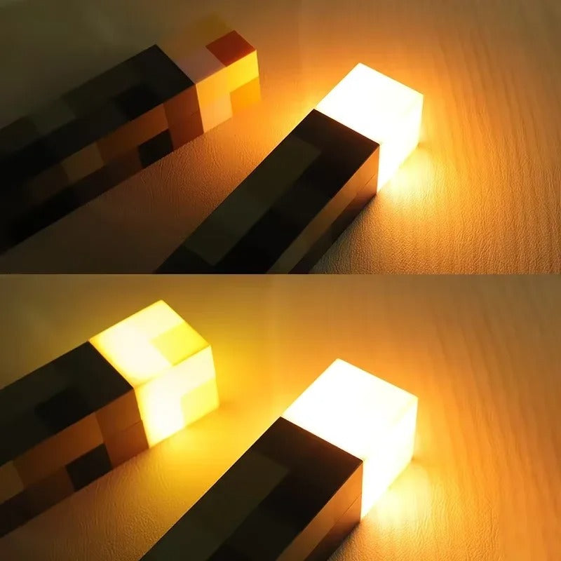 Cadeau geek parfait: lampe torche LED gaming rechargeable, veilleuse murale pour une ambiance unique.