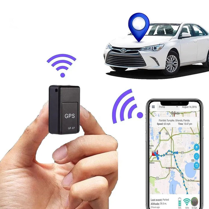 Traceur GPS magnétique miniature pour véhicule, idéal suivi en temps réel et antivol voiture. Discret, longue autonomie.