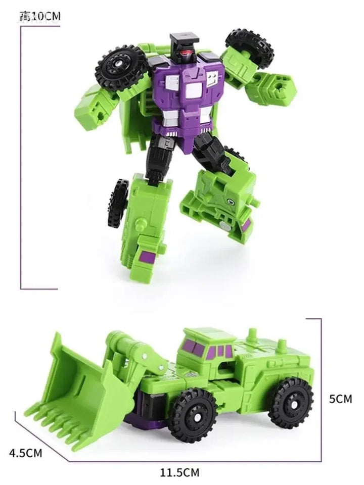 Jouet robot transformateur 6-en-1 pour enfant. Développe la logique et la créativité. Cadeau éducatif garçon/fille.