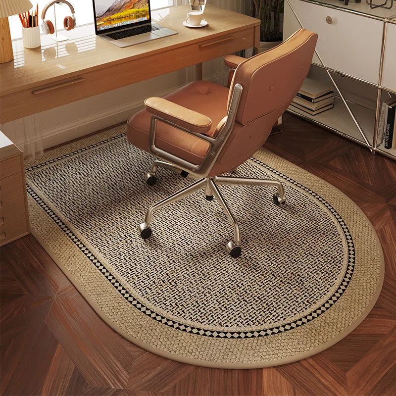 Tapis de protection sol PVC transparent, résistant, anti-rayures pour bureau. Idéal chaise à roulettes.