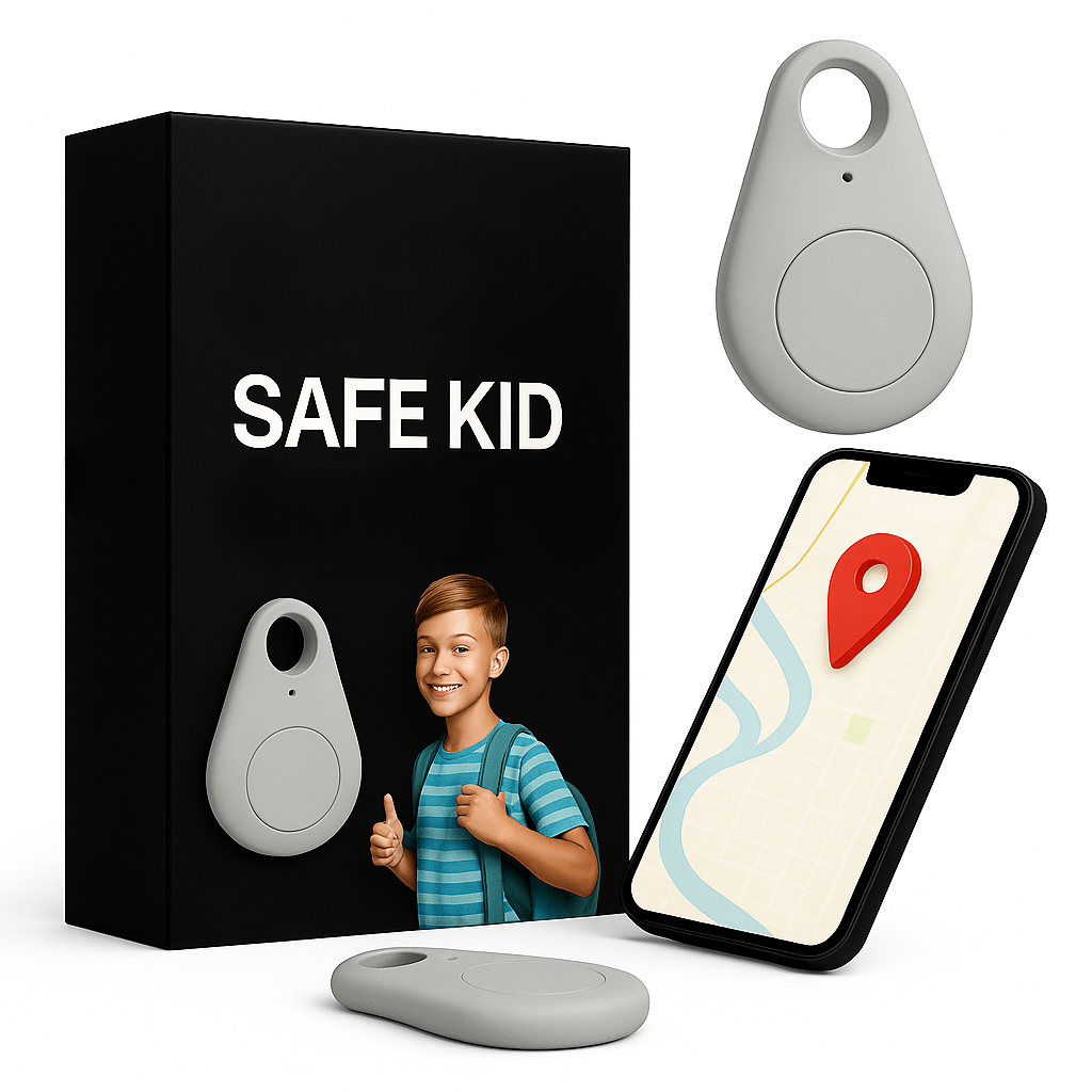Traceur GPS pour enfants résistant à l'eau, un gadget portable pour une protection fiable.