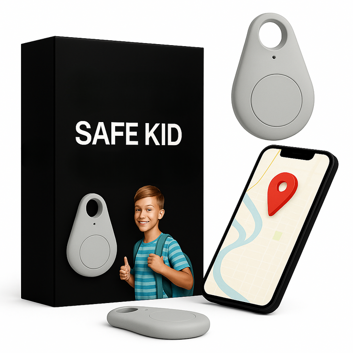 Traceur GPS pour enfants résistant à l'eau, un gadget portable pour une protection fiable.