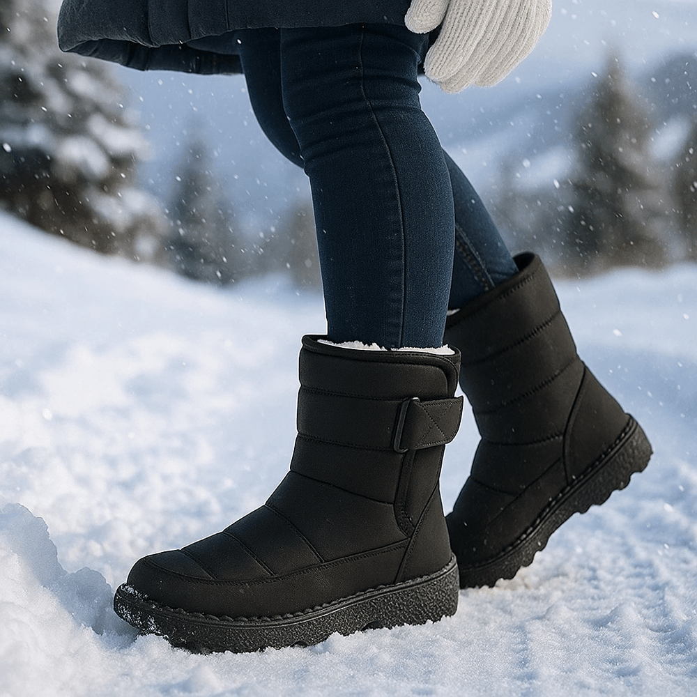 Bottes d'hiver pour femmes, style chic et confort optimal, idéales pour la mode hivernale en ville.