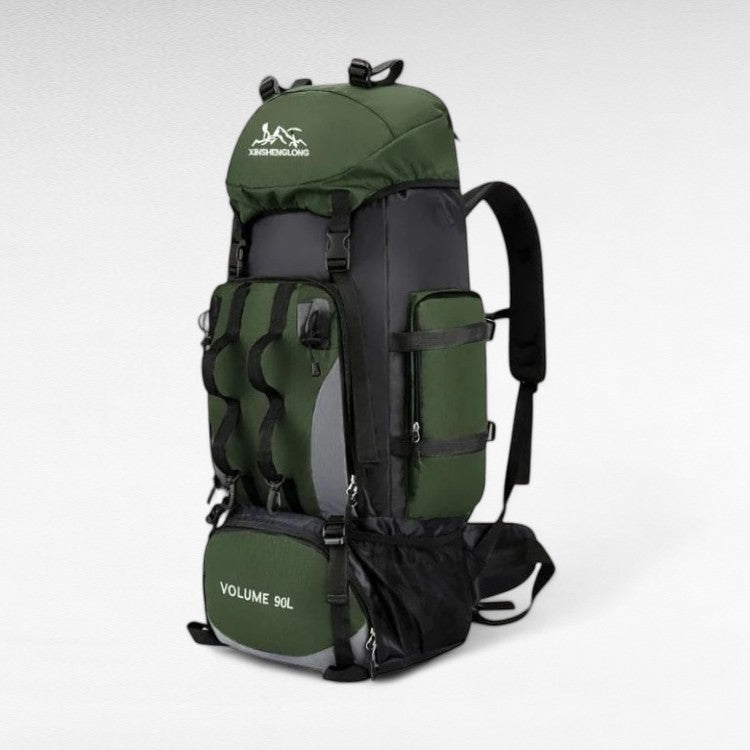 Sac à dos de randonnée 90L ultra-léger, imperméable. Idéal pour camping, trekking et voyage en montagne.