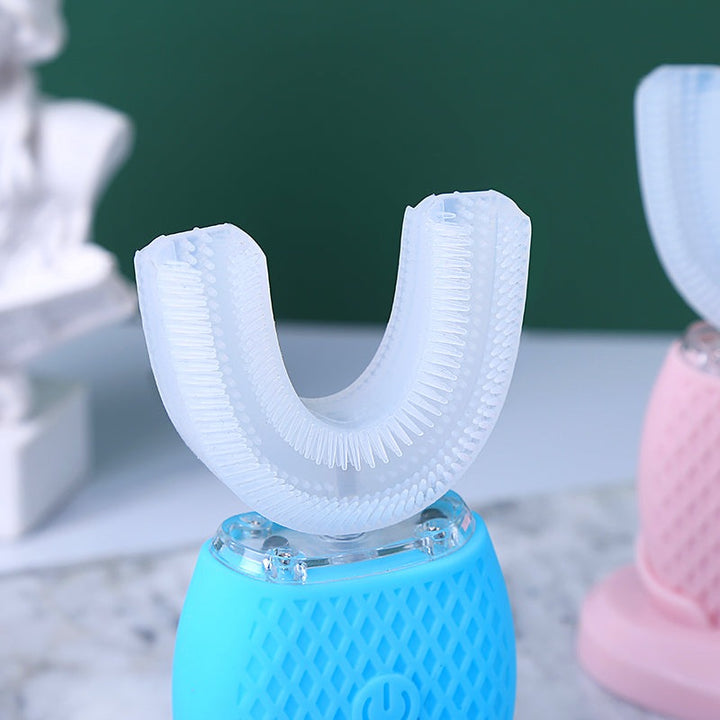Technologie ultrasone de la brosse à dents électrique 360° pour un nettoyage dentaire profond et hygiène.