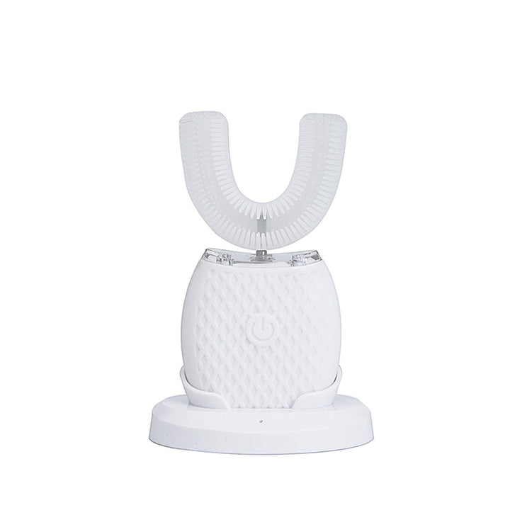 Brosse à dents électrique 360° ultrasone pour une hygiène buccale complète et la blancheur des dents.