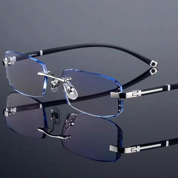 Lunettes anti-lumière bleue pour ordinateur et lecture, soulage la fatigue oculaire, améliore la vision.