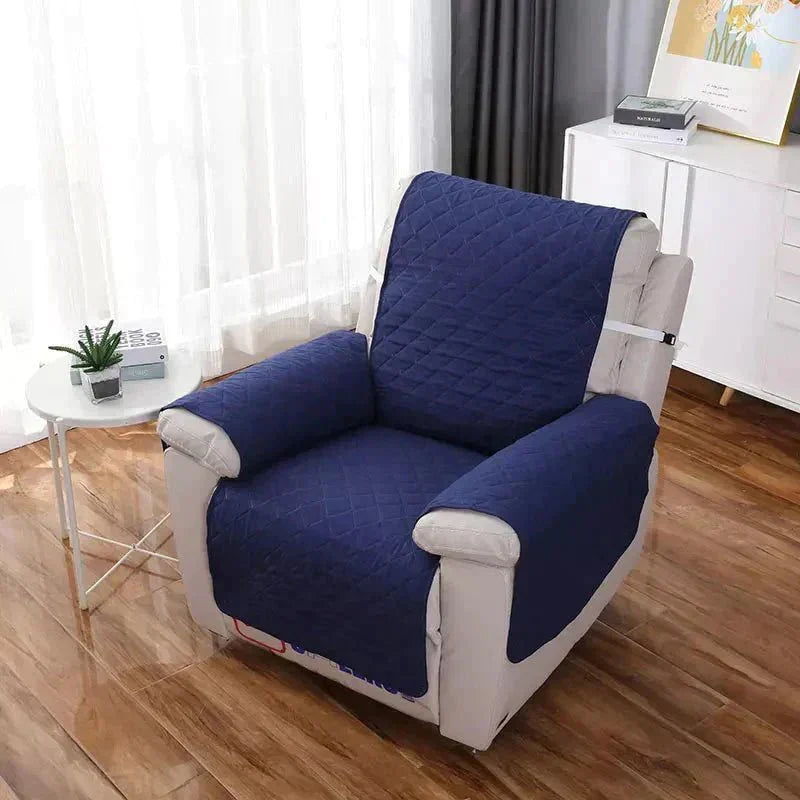 Housse de fauteuil extensible pour une rénovation rapide, protège des animaux et taches.