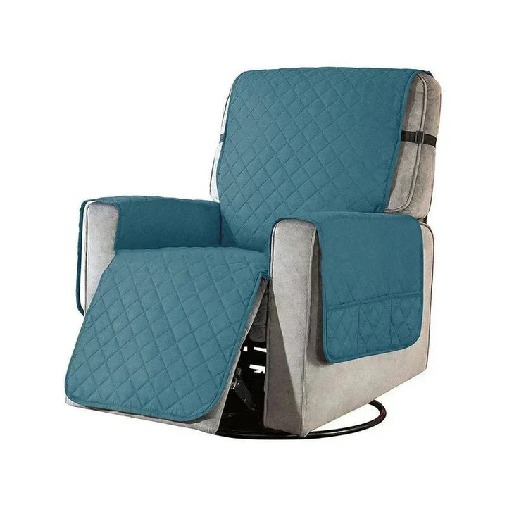 Housse de fauteuil extensible motif géométrique, pour une décoration unique et tendance.
