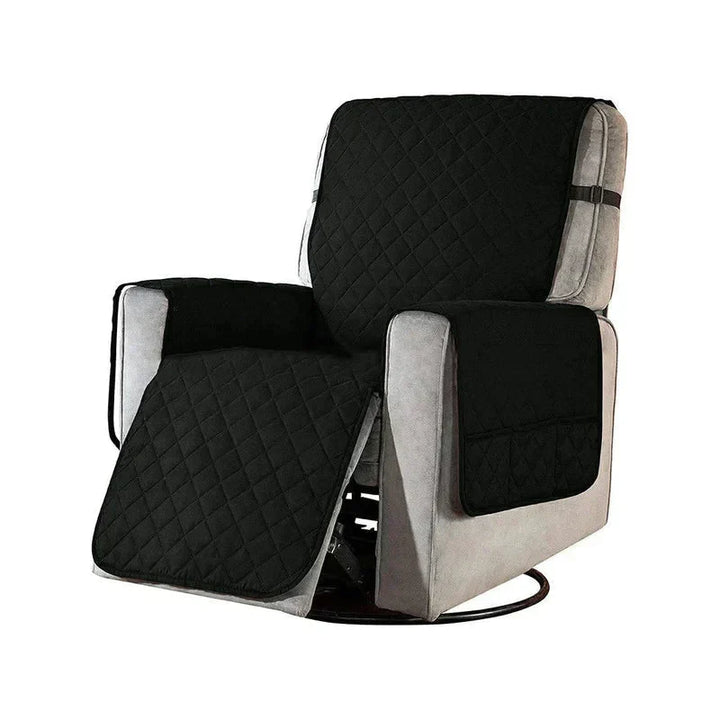 Housse fauteuil extensible marron, idéale pour rénover la déco de votre maison avec style.