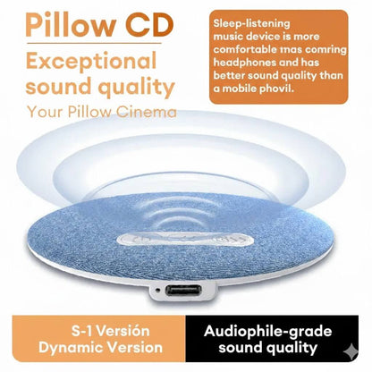 “ALTAVOZ DE ALMOHADA BLUETOOTH 6.0 – SONIDO SUAVE PARA DORMIR.”