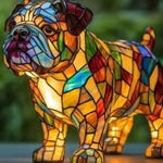 Bulldog en position debout