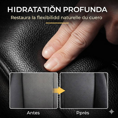 CREMA LIMPIADORA DE CUERO NUTRE, BRILLA Y PROTEGE AL INSTANTE