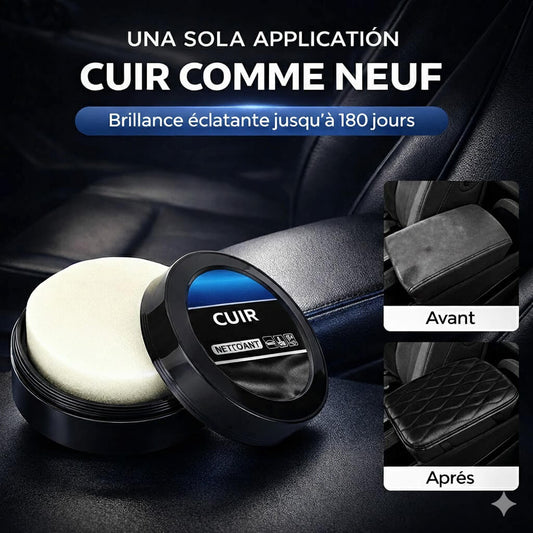 CREMA LIMPIADORA DE CUERO NUTRE, BRILLA Y PROTEGE AL INSTANTE
