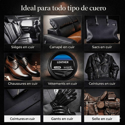 CREMA LIMPIADORA DE CUERO NUTRE, BRILLA Y PROTEGE AL INSTANTE