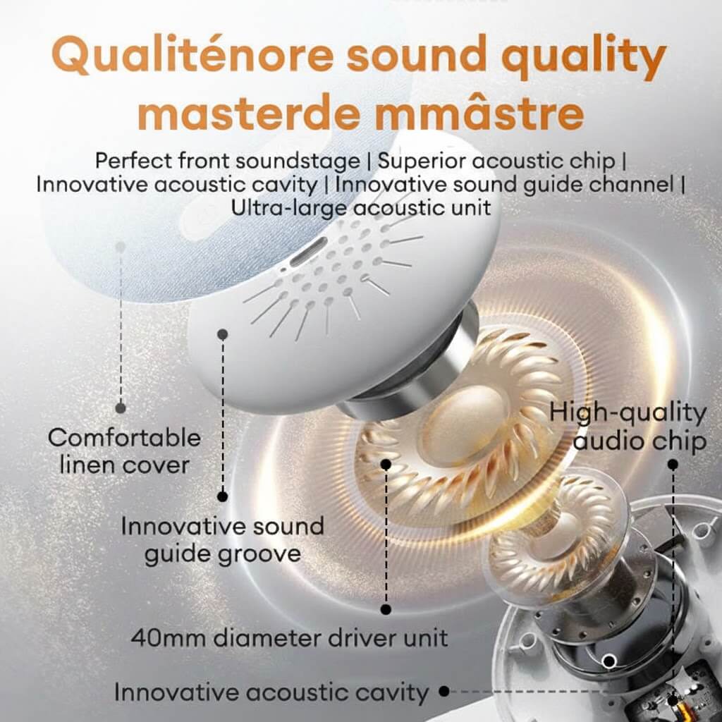 “ALTAVOZ DE ALMOHADA BLUETOOTH 6.0 – SONIDO SUAVE PARA DORMIR.”