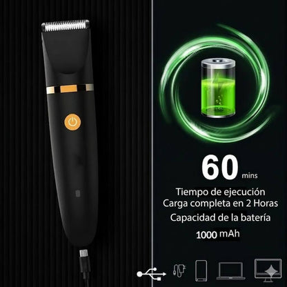 TrimPro 3-en-1 – Afeitadora Corporal de Precisión para Hombre