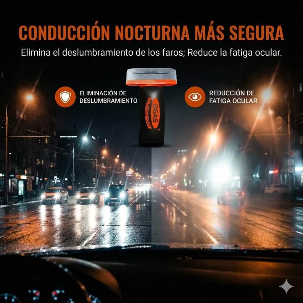 Limpiador Potente de Cristales para Coche y Parabrisas