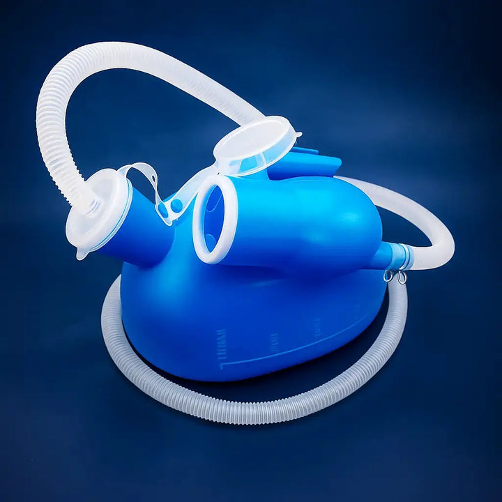 Urinal portable homme, idéal pour le voyage, camping, voiture et aînés. Assure hygiène et autonomie.