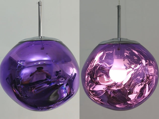 Lampe suspendue LED "Lava" design, idéal pour un éclairage moderne et doux.