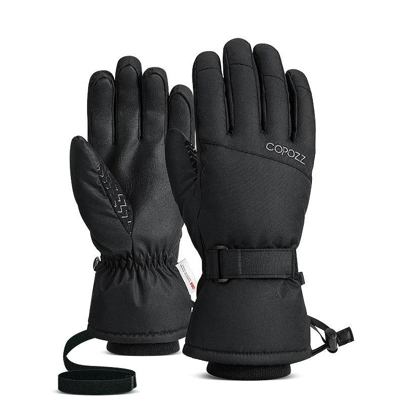 Paire de gants hiver unisexes ultralégers pour une protection efficace contre le froid en randonnée.
