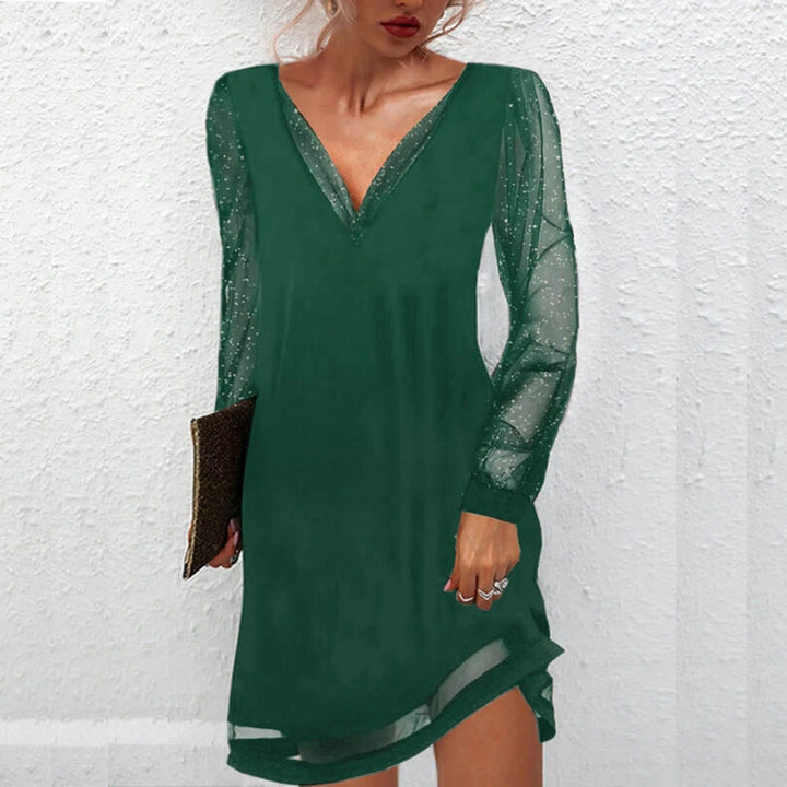Magnifique robe d'été chic pour femme, alliant confort et élégance. Tenue de mode printanière et estivale.