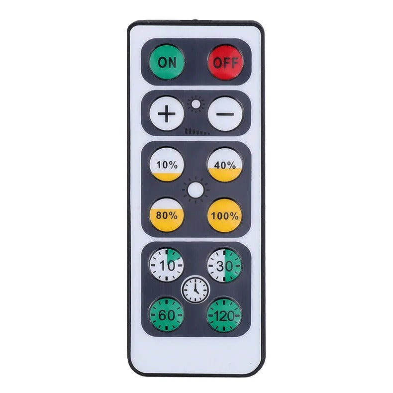 Spot LED à intensité variable avec télécommande, éclairage d'ambiance sans fil pour un intérieur moderne et chaleureux.