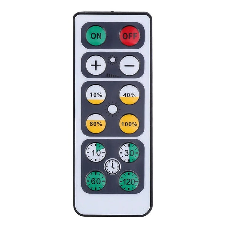 Spot LED à intensité variable avec télécommande, éclairage d'ambiance sans fil pour un intérieur moderne et chaleureux.