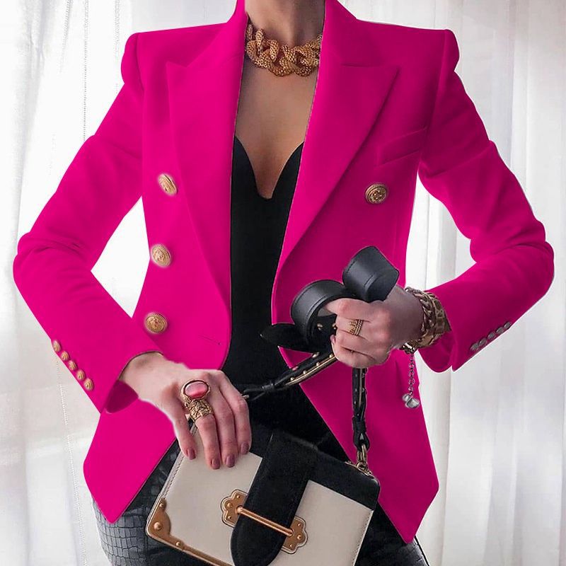 Veste blazer femme, élégante et confortable, idéale pour un look professionnel ou décontracté.