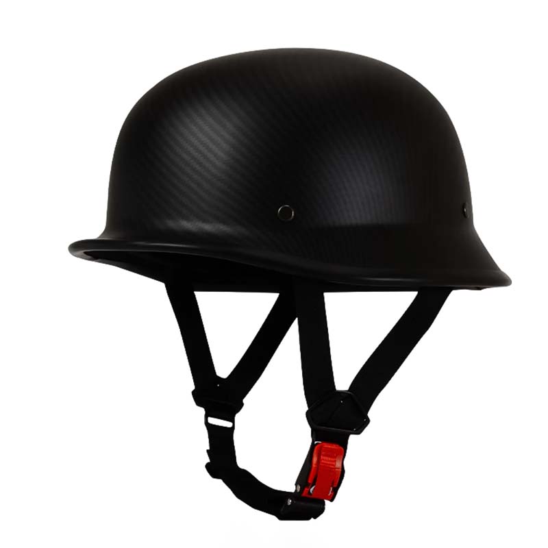 Casque moto demi-face Outlaw, noir, homologué ECE & DOT, essentiel pour la protection du motard.