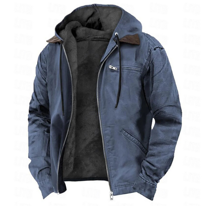 Manteau homme d'hiver au design élégant, assurant style et chaleur. Parfait pour les températures froides.