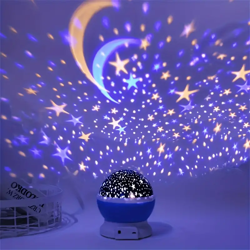 Lampe nuit enfants, projecteur d'étoiles et mélodies apaisantes, parfait pour relaxation et sommeil.