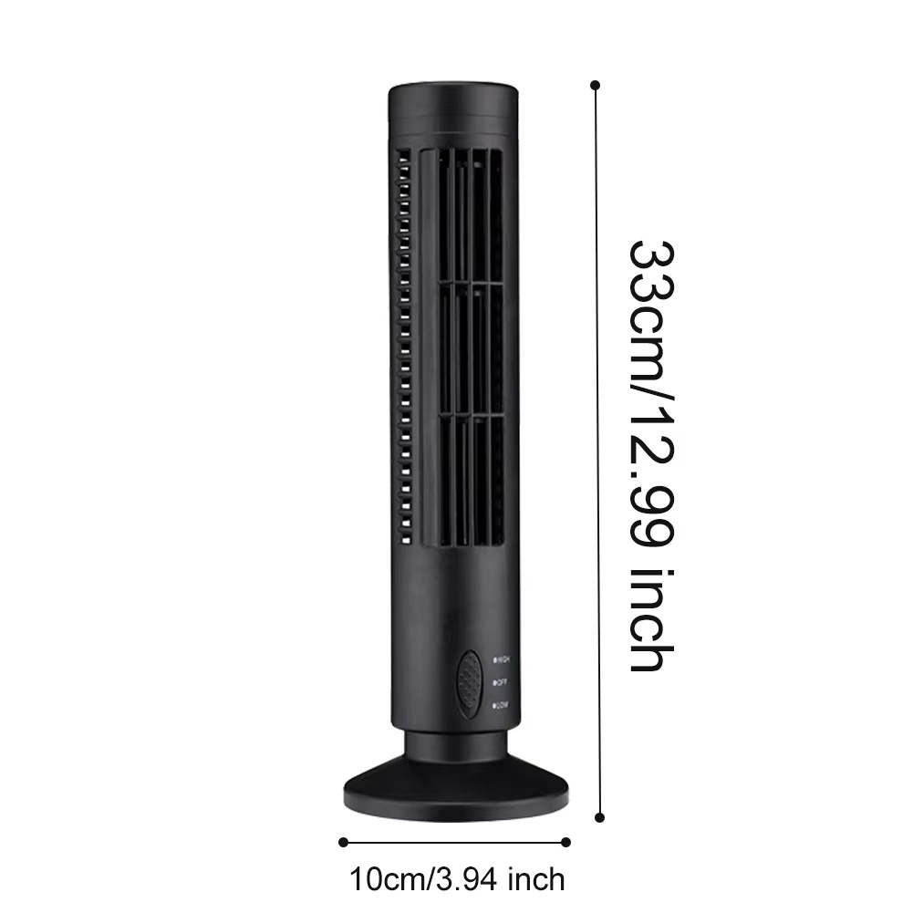 Ventilateur colonne silencieux et compact, idéal pour un air frais optimal au bureau ou maison.