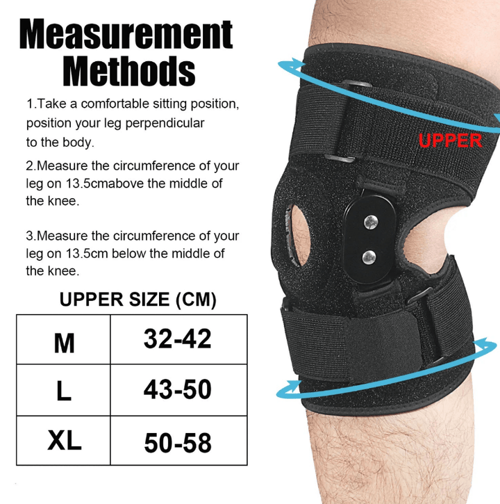 Genouillère confort pour réhabilitation post-blessure; assure un soutien stable du genou et flexibilité.