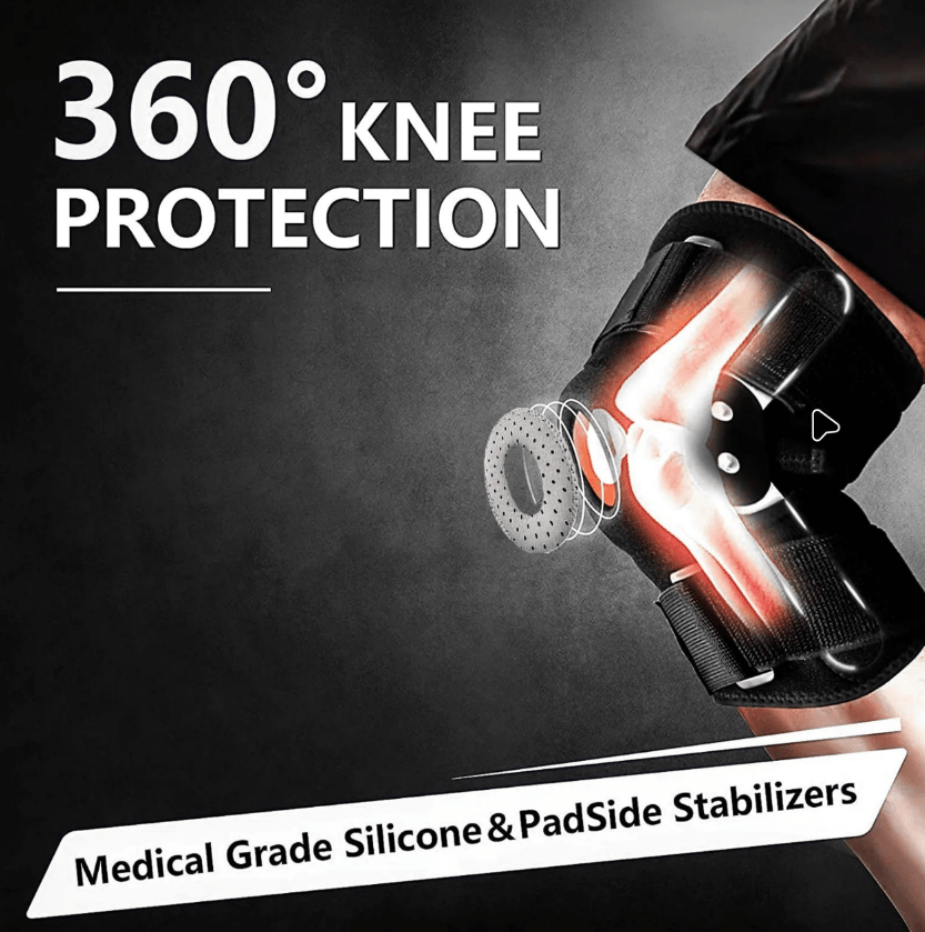 Protection genou avec genouillère unisexe ajustable pour sportifs, prévenant blessures et favorisant récupération.