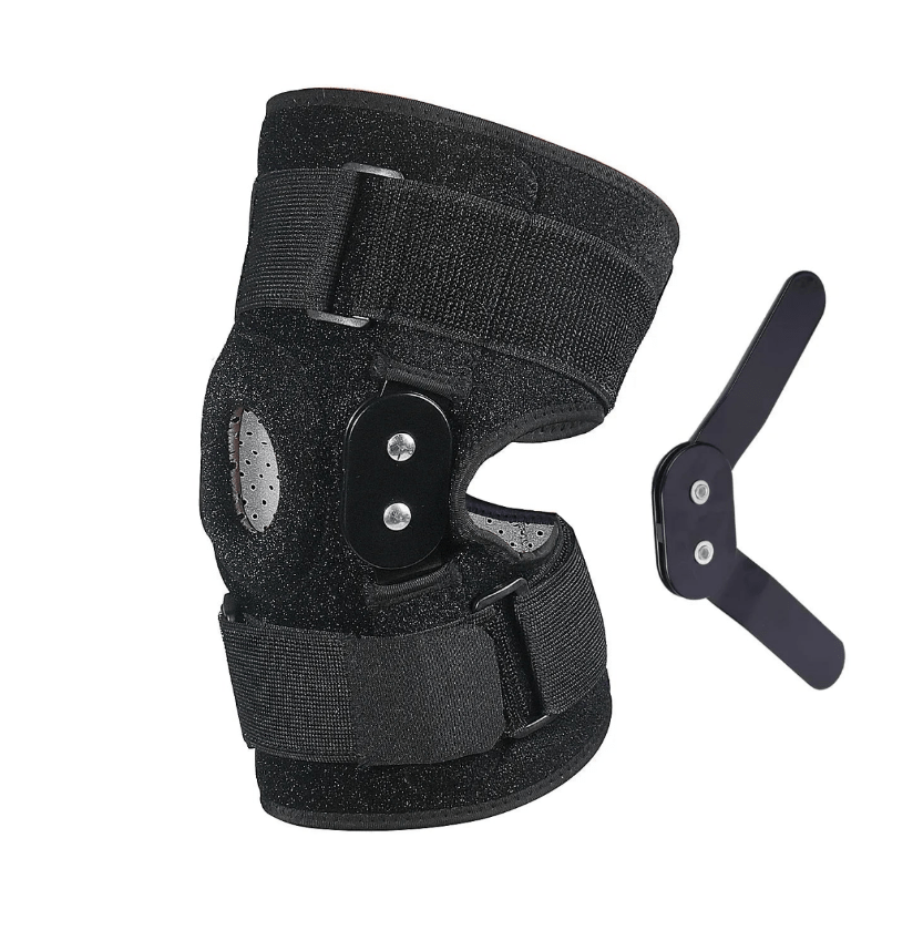 Genouillère de protection unisexe avec design ajustable pour confort maximal et soutien de l'articulation.