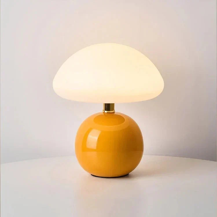 Lampe de table champignon LED tactile, réglage facile de l'éclairage, pour un confort maximal.